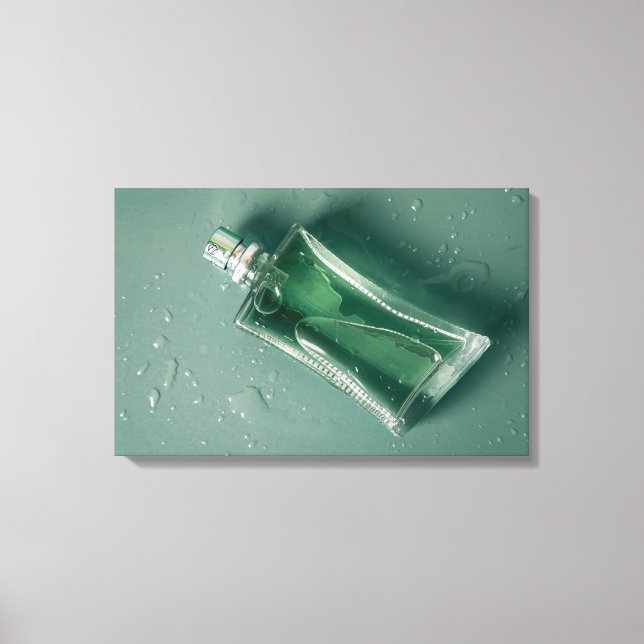 Fashion perfume bottle canvas print (Front)