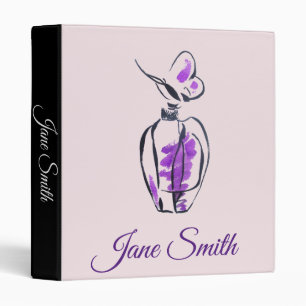 Fashion perfume pink girl's student folder