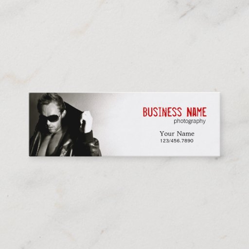 Customizable Fashion/Photography Business Card