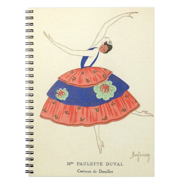 Fashion Plate 1920s Notebook (Front)