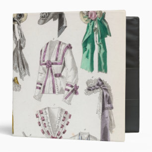 Fashion plate 3 ring binder