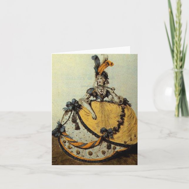 Fashion Plate ~ Greeting / Note Cards (Front)