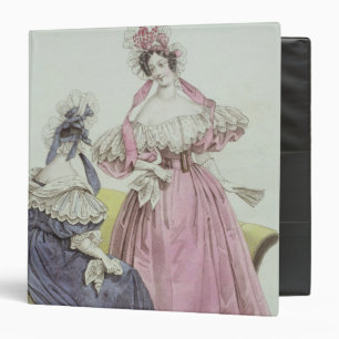 Fashion plate, 'Le Follet Courrier Salons 3 Ring Binder