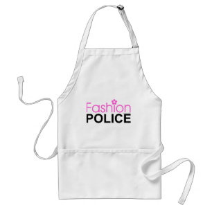 Fashion Police Adult Apron