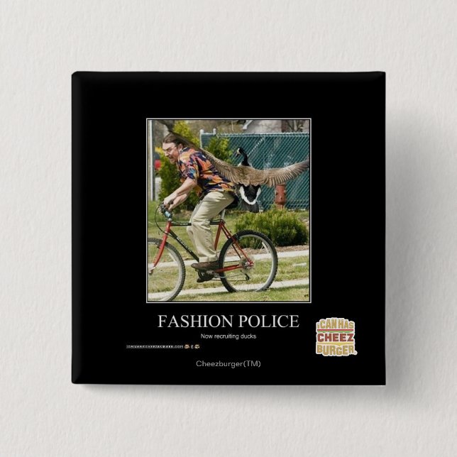 Fashion Police Button (Front)