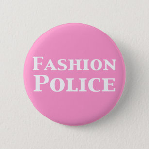 pink fashion police badge