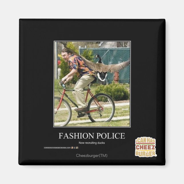 Fashion Police Magnet (Front)