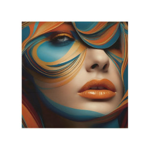 Fashion portrait of woman art