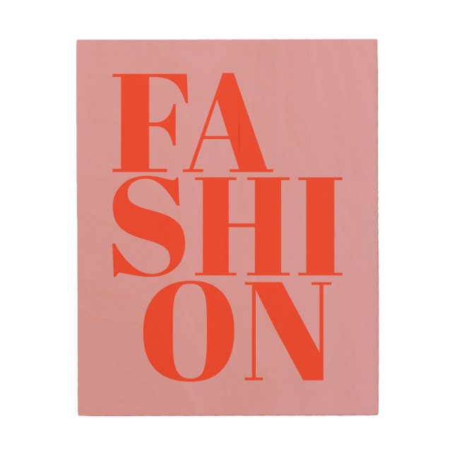 Fashion Print Pink Aesthetic Preppy Modern Decor (Front)