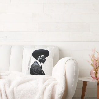 Fashion Profile Throw Pillow