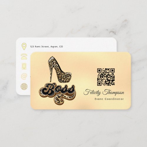 Fashion QR Code Business Card