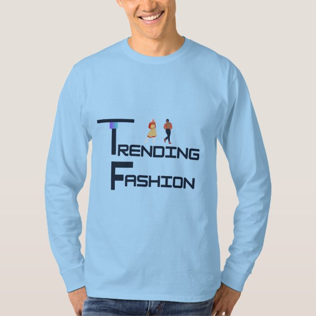 Fashion Quote Trends Graphic Text Tee (Front)