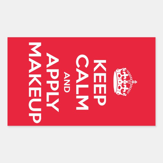 Fashion Rectangular Sticker (Front)