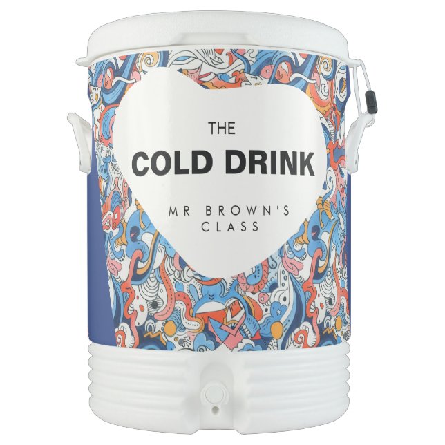 Fashion Runway-Ready Party, Beverage Cooler (Front)