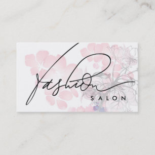 Fashion Salon Designer Beauty Fragrance Card