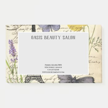 Fashion Salon Spa French Eiffel Tower Paris Post-it Notes by businesscardsdepot at Zazzle
