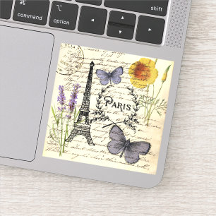 Fashion Salon SPA french eiffel tower Paris Sticker