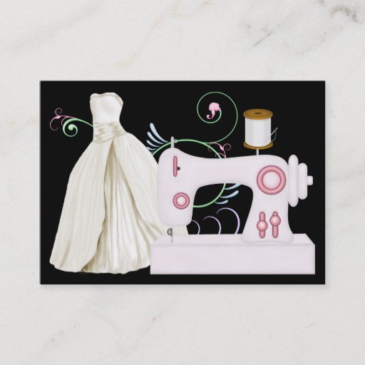 Customizable Fashion / Seamstress Card - SRF Business Cards