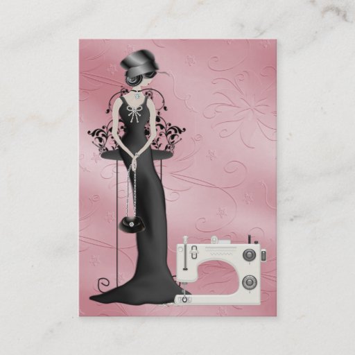 Customizable Fashion / Seamstress Card - SRF Business Cards