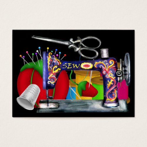 Fashion - Seamstress Card / Tag - SRF Business Cards