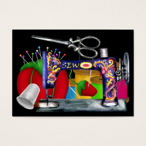 Customizable Fashion - Seamstress Card / Tag - SRF Business Cards