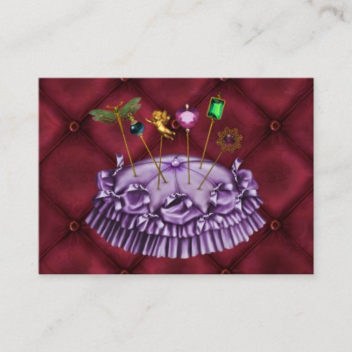 Customizable Fashion / Seamstress / Upholstery - SRF Business Cards