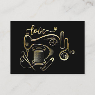 Fashion, Sewing, Seamstress Business Card Version