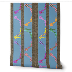 Fashion Shoe Shelves Wallpaper Border MVMS Blue