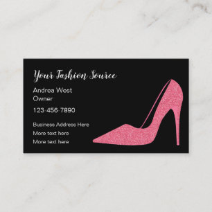 Fashion Shoe Theme Business Cards