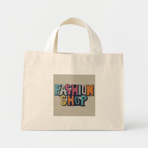 fashion shop mini tote bag