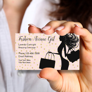 Fashion Shopping Concierge Business Card