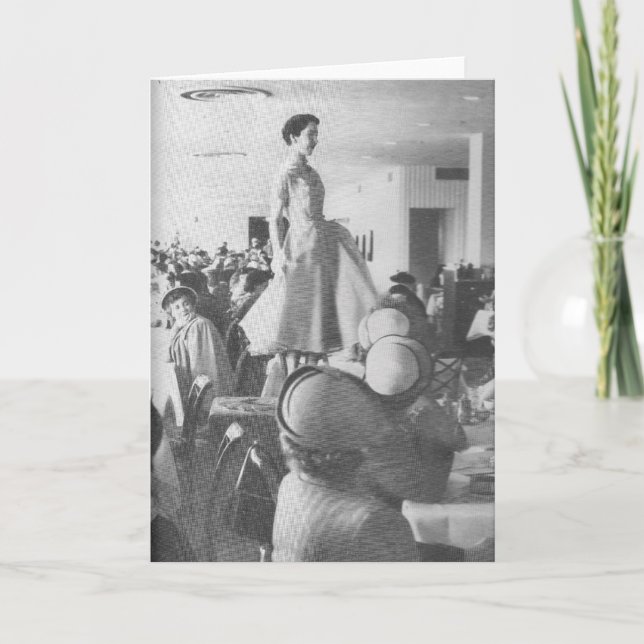 Fashion Show at the Tea Room Holiday Card (Front)