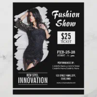 Fashion Show Flyer Event Invite
