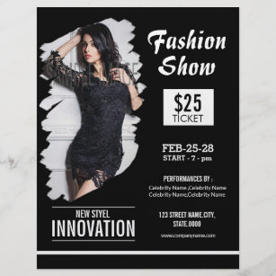 Fashion Show Flyer Event Invite