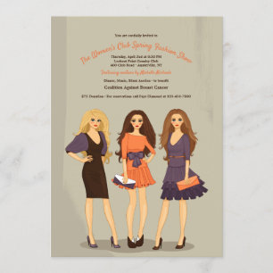 Fashion Show Models Invitation
