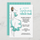 Fashion Show Invitations from Greeting Card Universe