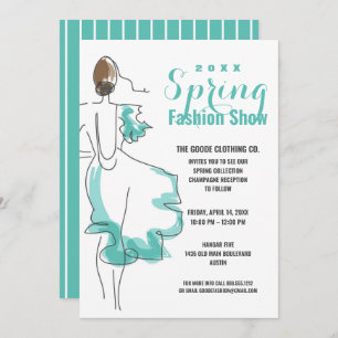 Fashion Show   Seasonal Collection Runway Event Invitation