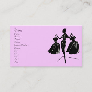 Fashion Silhouette Business Card