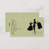 Fashion Silhouette Business Card (Front/Back)