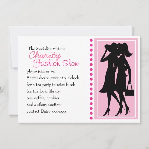 Fashion Silhouettes Invitation