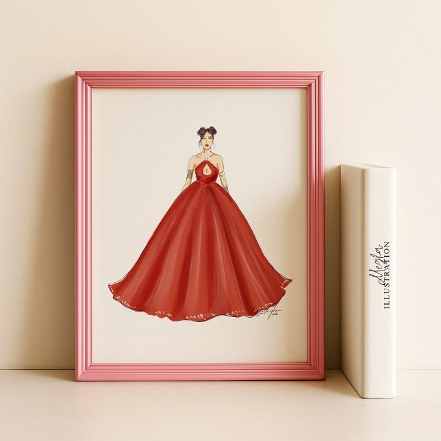 fashion sketch, fashion illustration,  poster (Creator Uploaded)