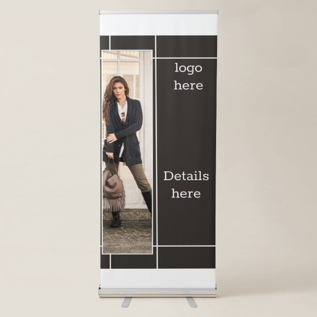 Fashion store promotional retractable banner (Front)