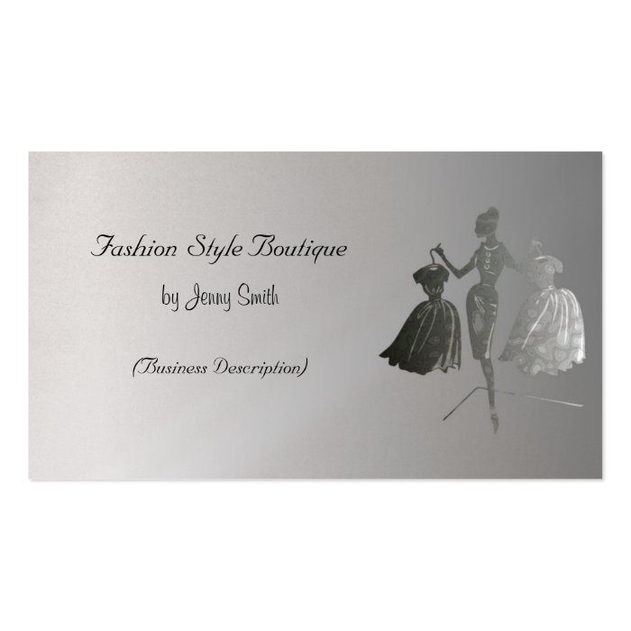 Fashion Style Boutique Business Card Templates