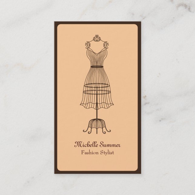 Fashion Stylist Business Card (Front)