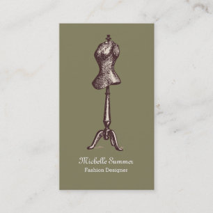 Fashion Stylist Designer Business Card Template