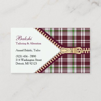 Fashion Tailoring Business Card by all_items at Zazzle
