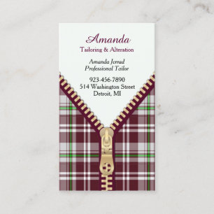 Fashion Tailoring Business Card