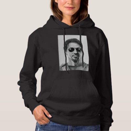 Fashion The Band Rocky  Actor Logo Balboa  Poster Hoodie