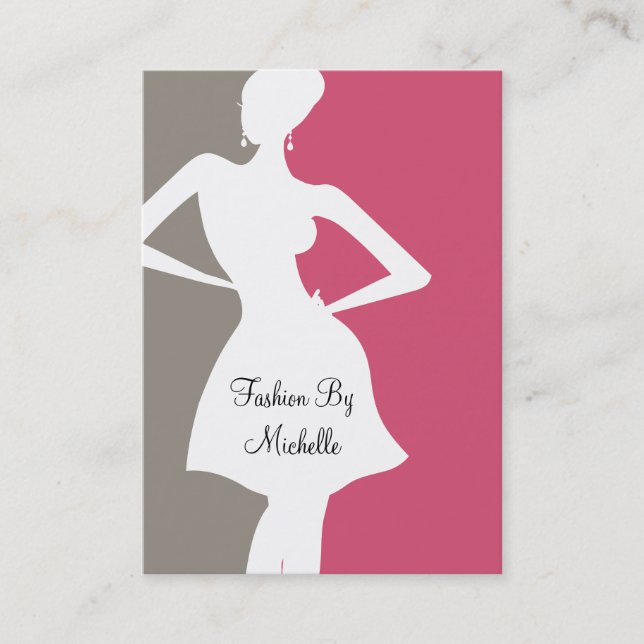 Fashion Theme Business Card (Front)