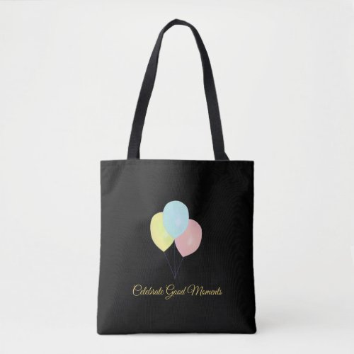 Fashion Three Balloons Tote Bag